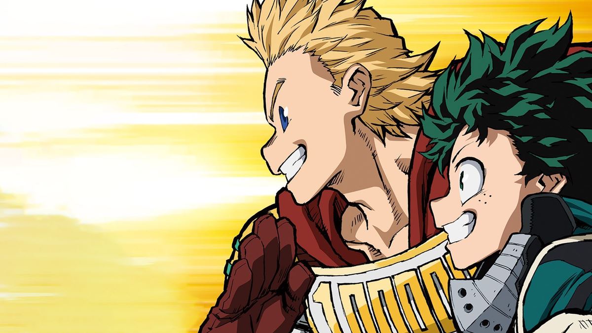 نمایی از انیمه My Hero Academia
