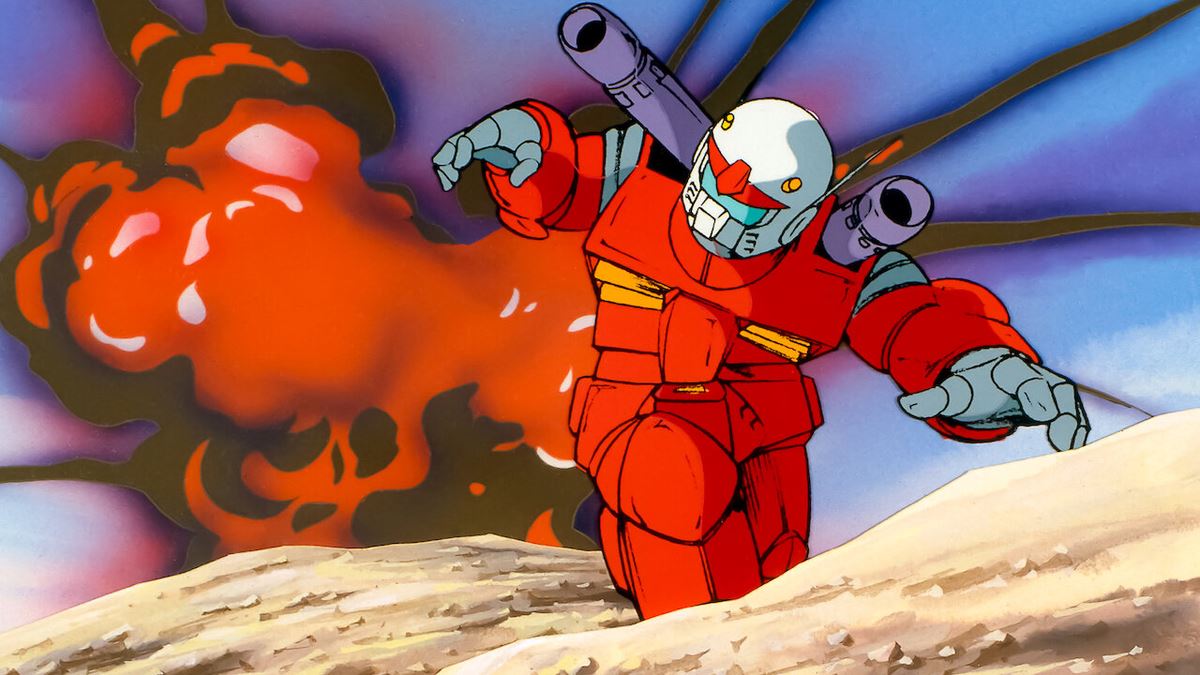 نمایی از انیمه Mobile Suit Gundam