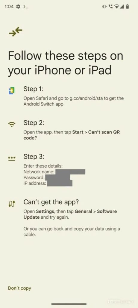 1726112435 488 گوگل انگارً نام اپ Switch to Android را به Android