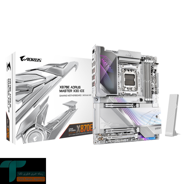مادربرد X870E AORUS ICE X3D؛ عملکرد پایدار تحت بار سنگین 10 مادربرد X870E AORUS ICE X3D با عملکرد پایدار در بار سنگین